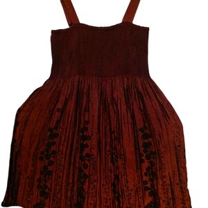 Lane Bryant Brown and Black Mini Dress